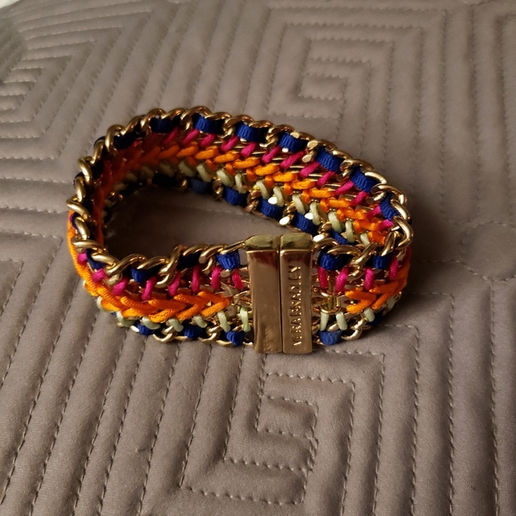 Rainbow Magnetic Clasp Vera Bradley Bracelet - Picture 4 of 5